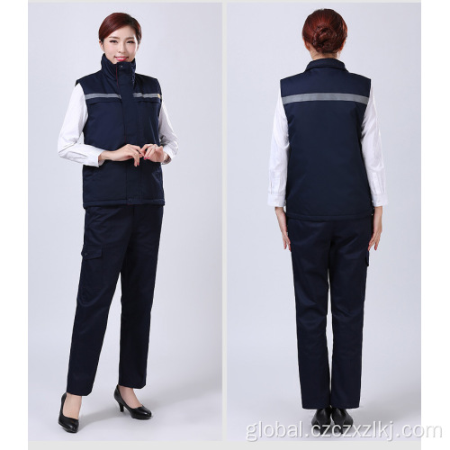 Anti-static Clothing Padded cotton cargo vest Factory